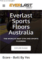 Mobile Screenshot of everlastsportsfloors.com.au